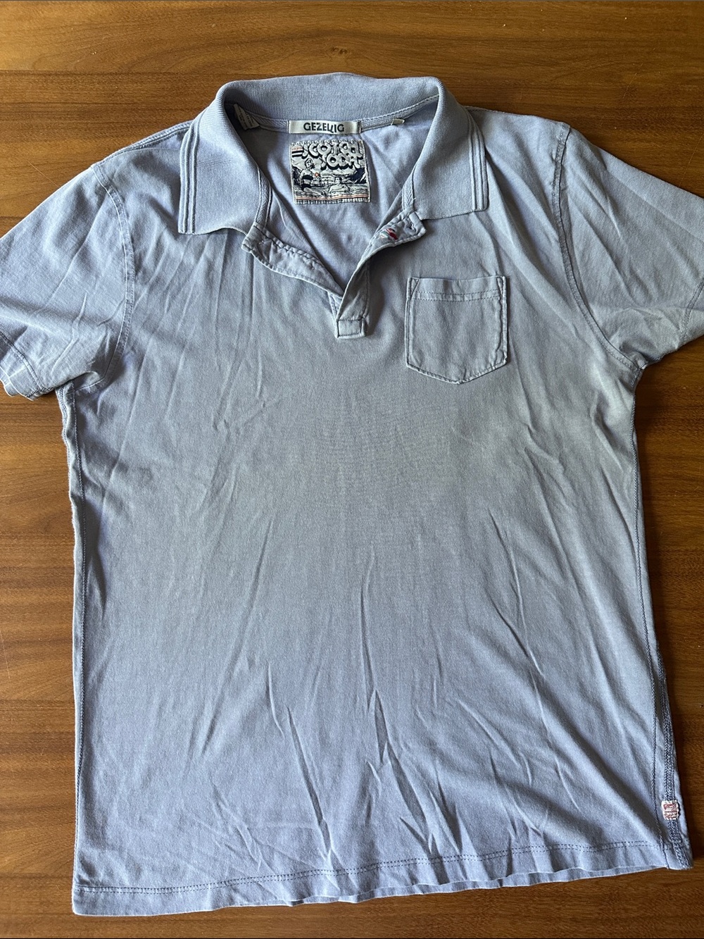Mens 2000’s Scotch & Soda Fitted Short Sleeve Polo